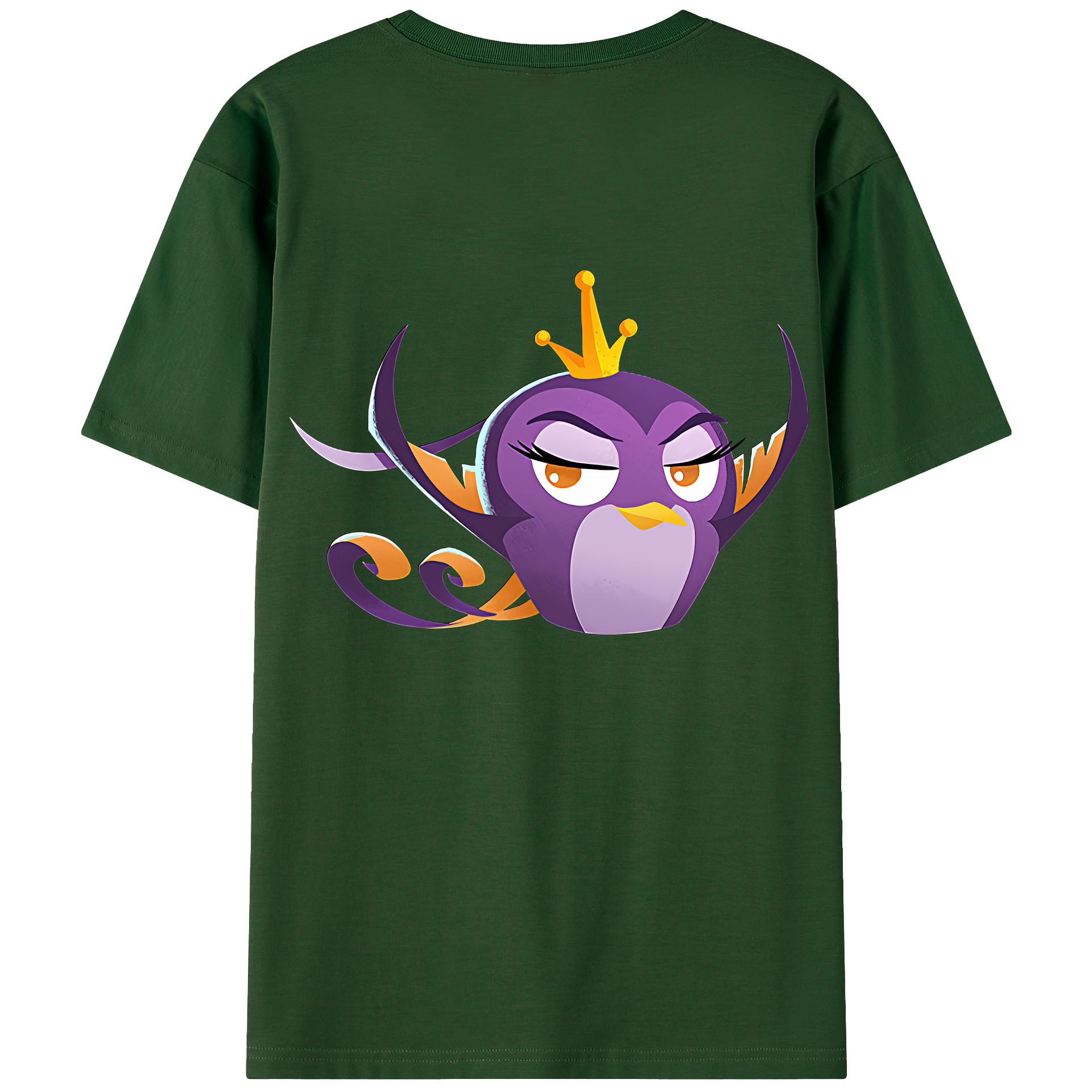（画像用） Angry Birds アングリーバード 綿100％半袖Tシャツ（背面プリント）